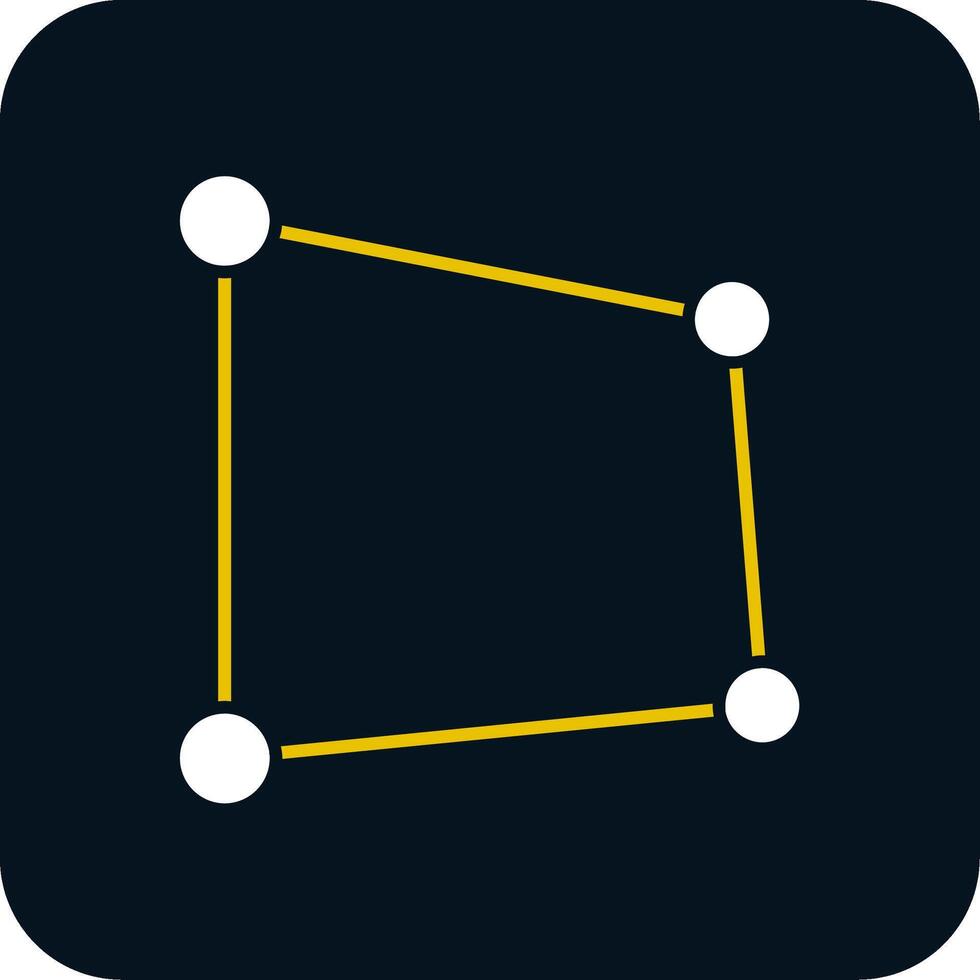 Perspective Glyph Two Color Icon vector