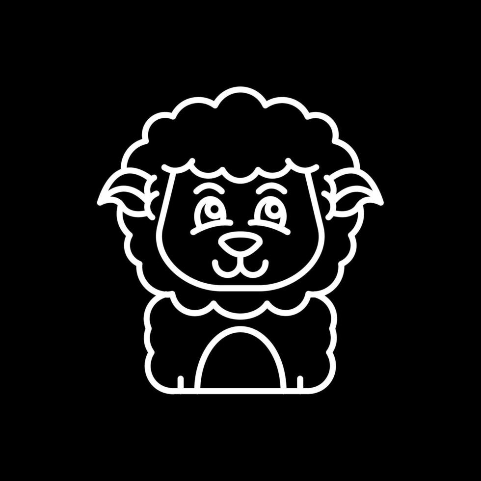 FALSE Line Inverted Icon vector