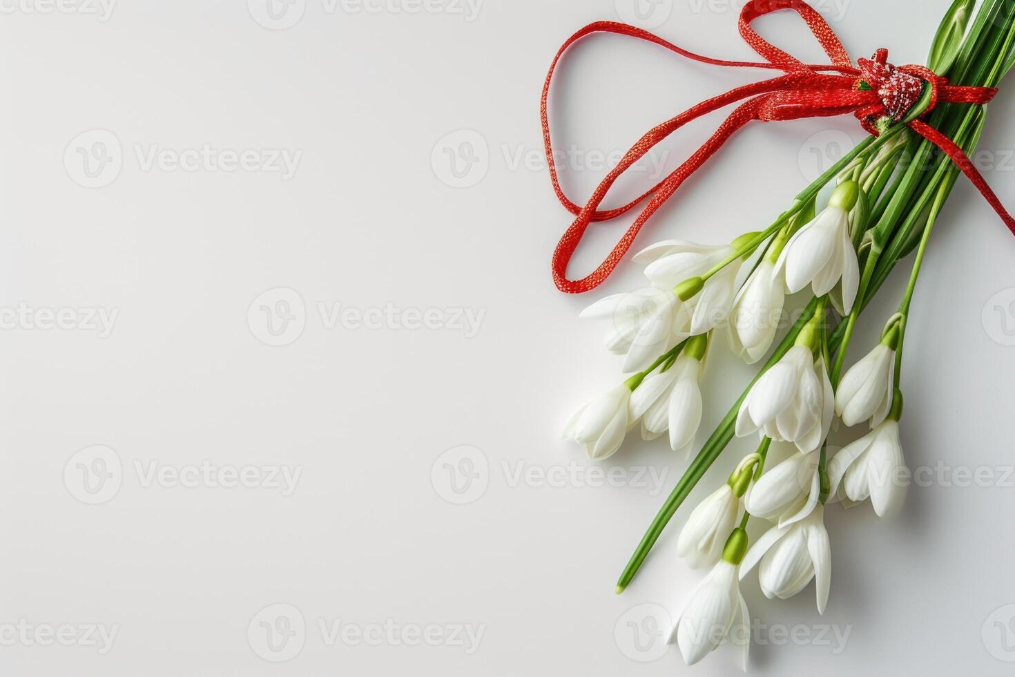 AI generated Balkan symbol of spring  luck  and love photo