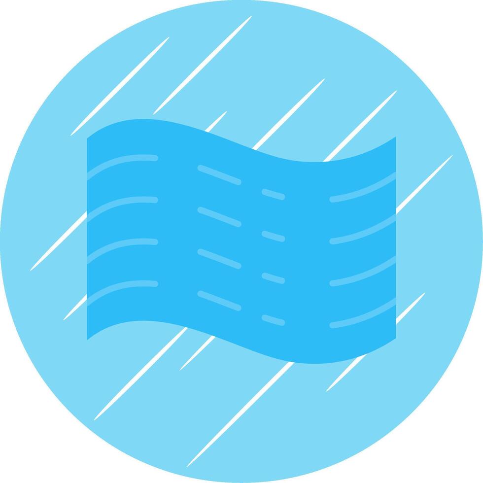 Haze Flat Blue Circle Icon vector