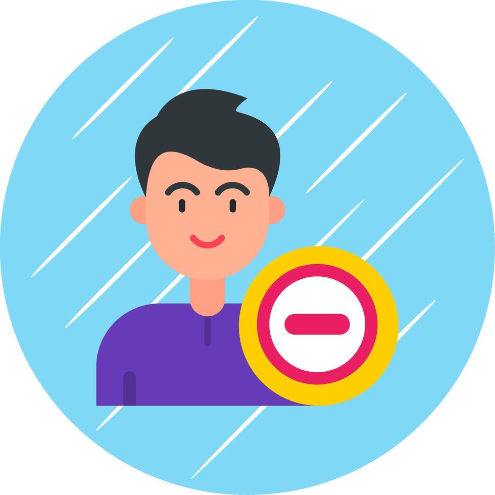 Stop Flat Blue Circle Icon vector