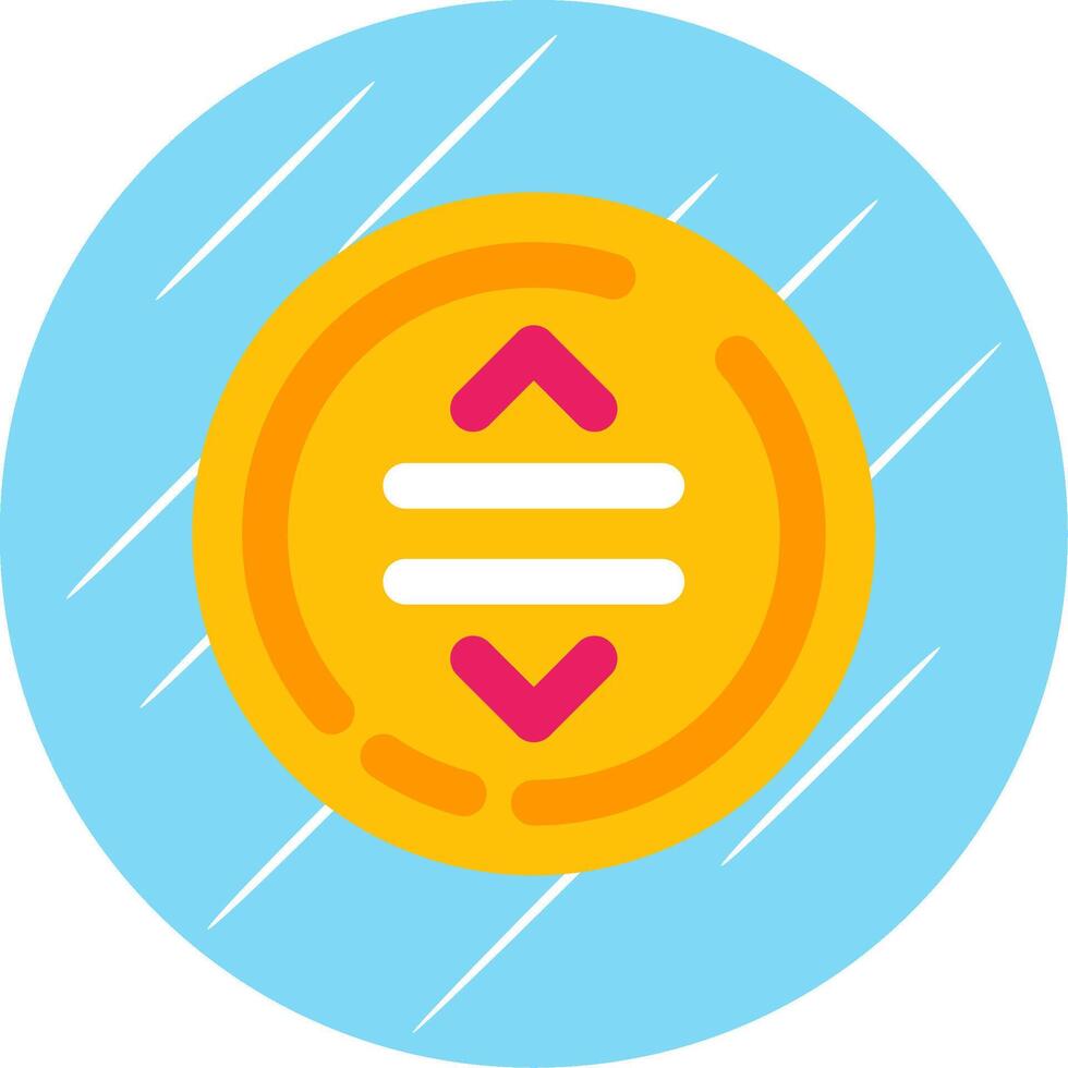 Drag Flat Blue Circle Icon vector