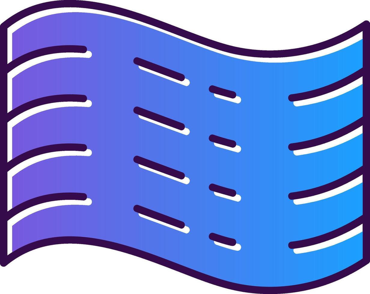 Haze Gradient Filled Icon vector