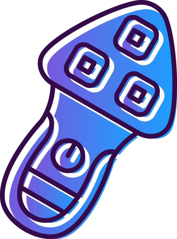 Shaver Gradient Filled Icon vector