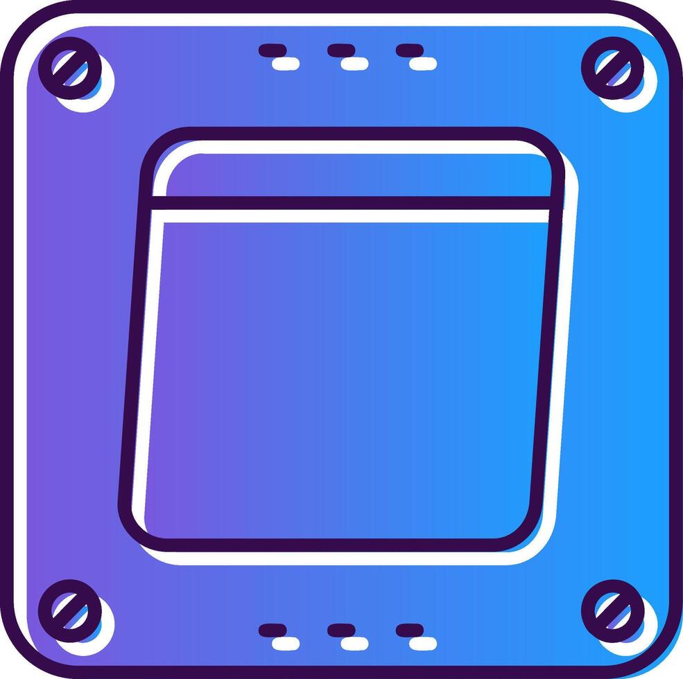 Swtich Gradient Filled Icon vector