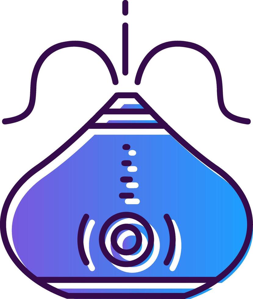 Humidifier Gradient Filled Icon vector