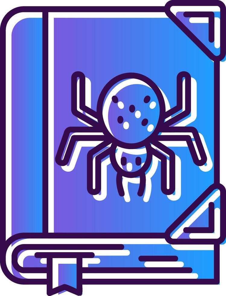 Horror Gradient Filled Icon vector