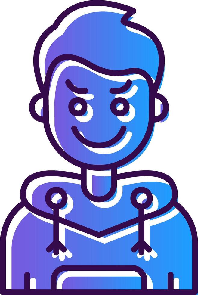 Envy Gradient Filled Icon vector