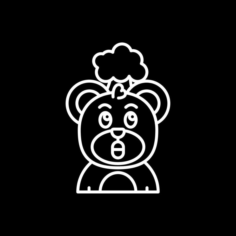 Exploding Line Inverted Icon vector