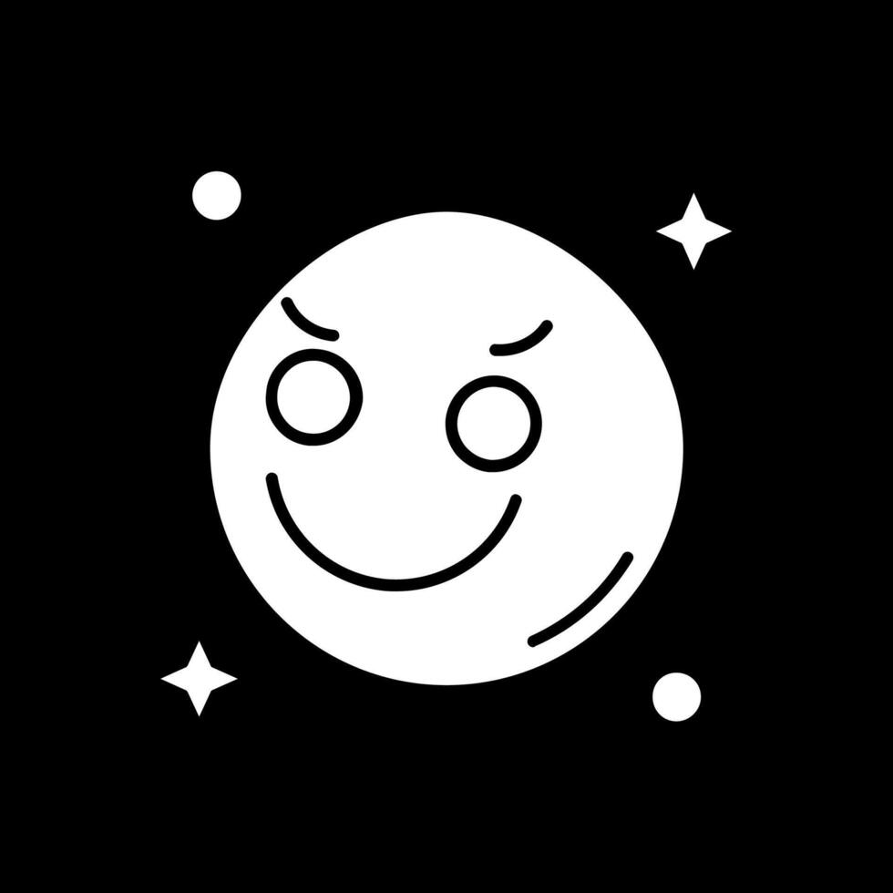 Envy Glyph Inverted Icon vector