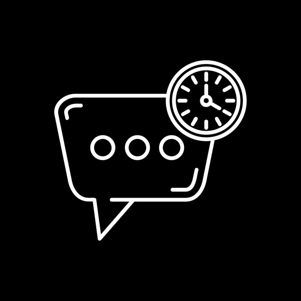 Time Line Inverted Icon vector