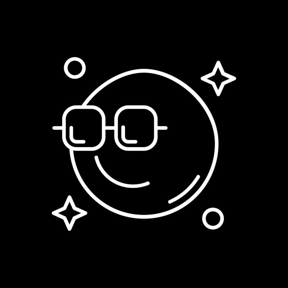 Cool Line Inverted Icon vector