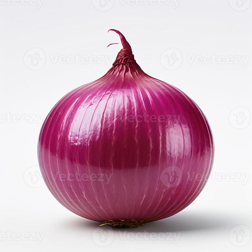 AI generated onion realistic with white background high quality ultra hd photo