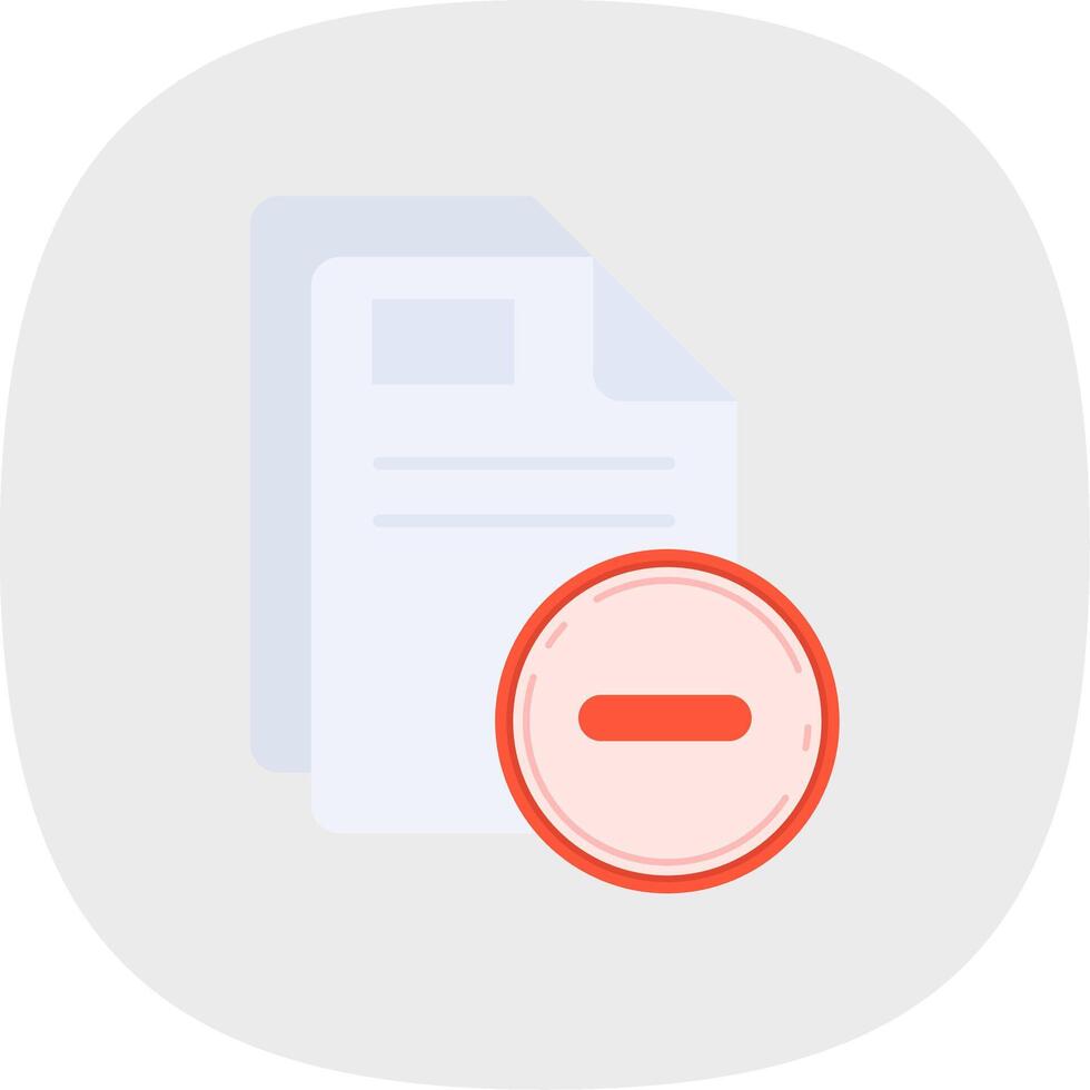 Close Flat Curve Icon vector