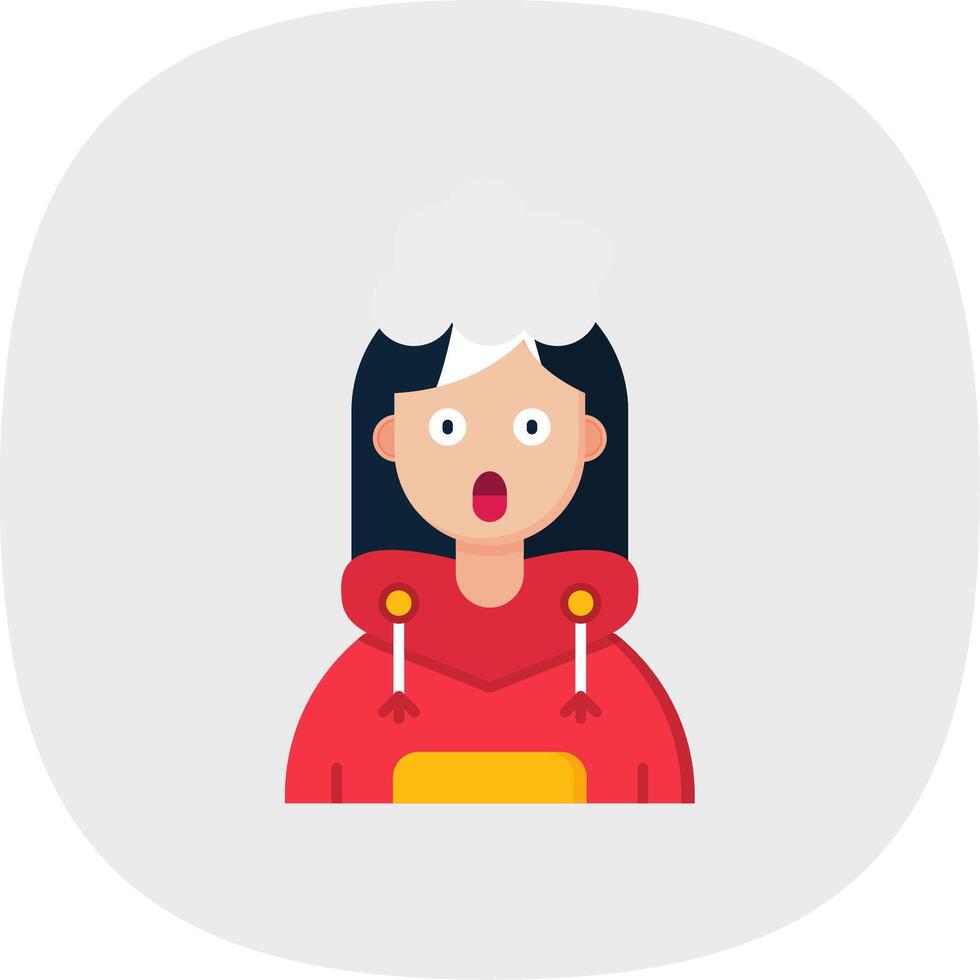 Exploding Flat Curve Icon vector
