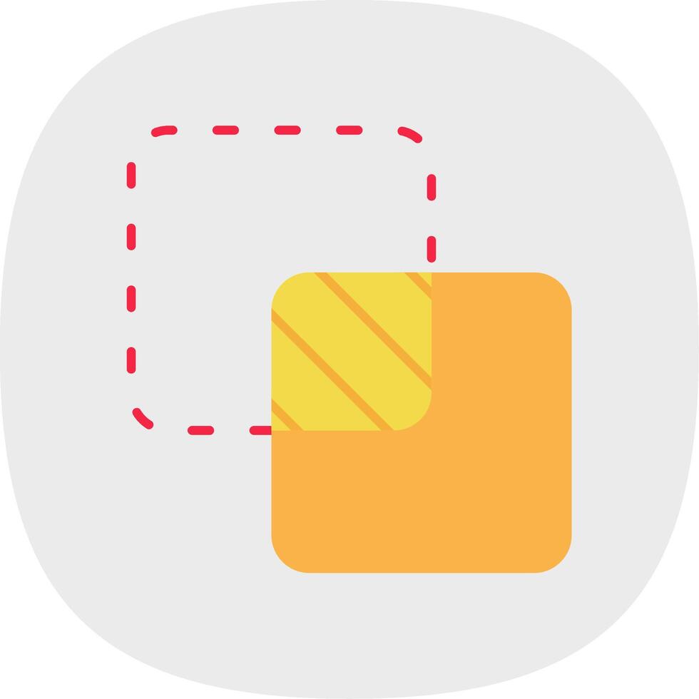 Unite Flat Curve Icon vector
