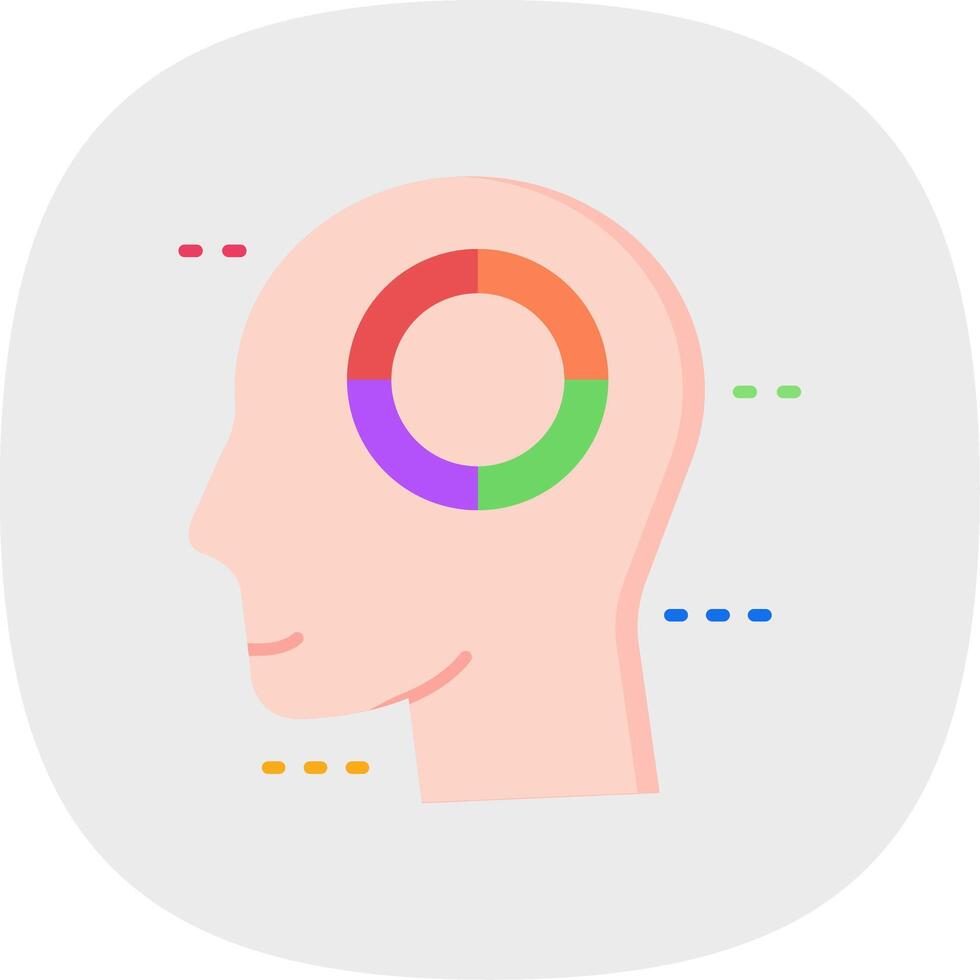 Sensitivity Flat Curve Icon vector