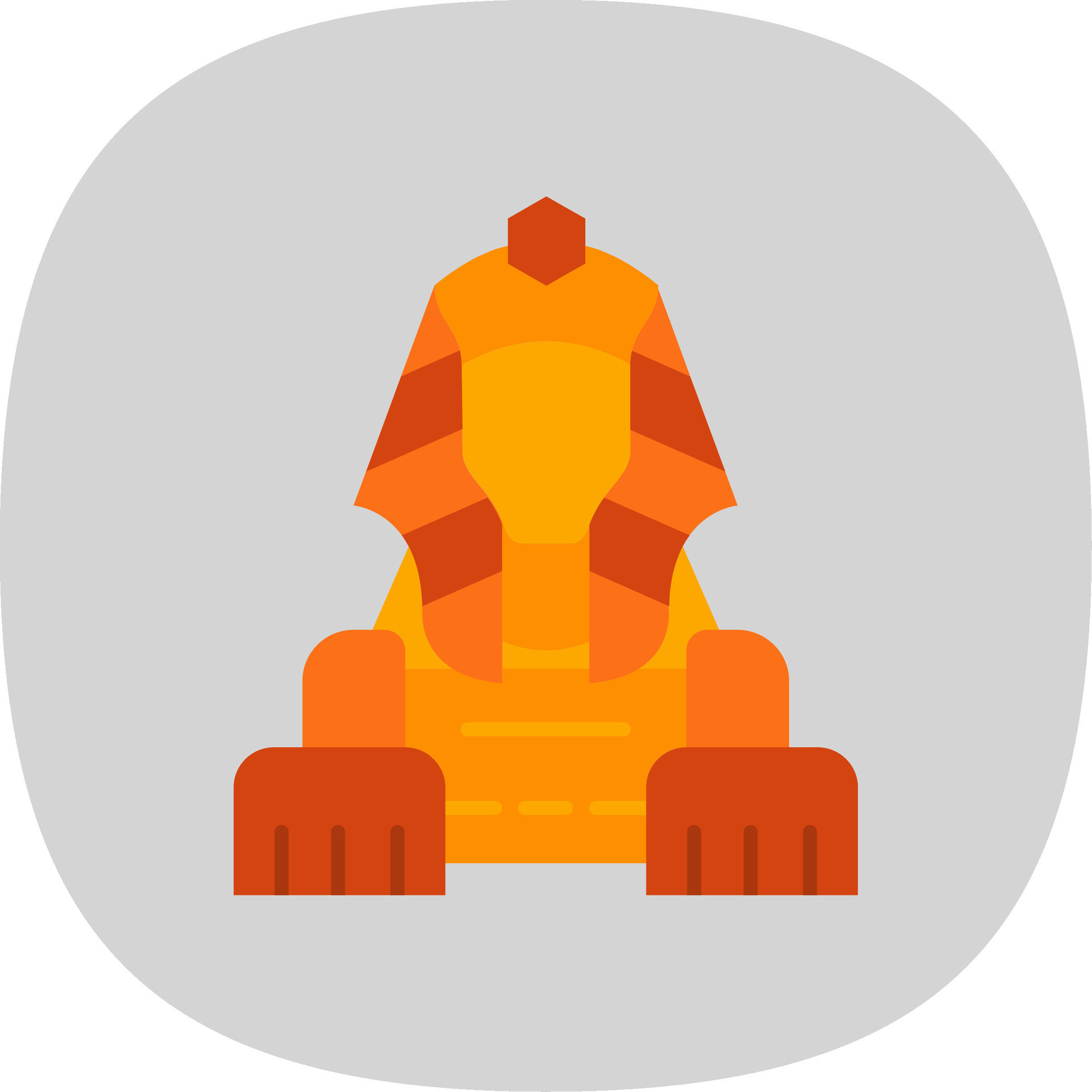 Sphinx Flat Curve Icon 41687661 Vector Art at Vecteezy