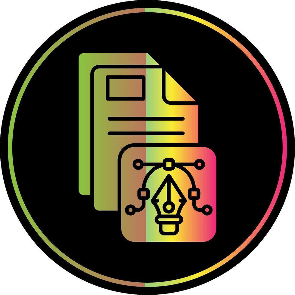 Vector Glyph Due Color Icon