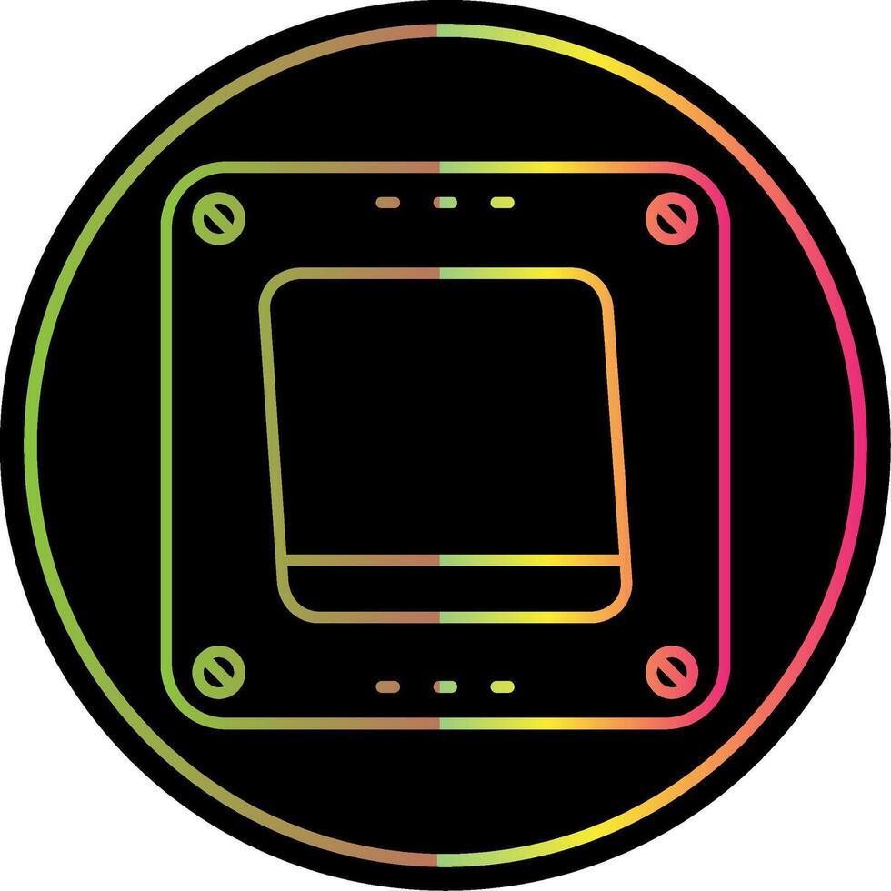 Swtich Line Gradient Due Color Icon vector
