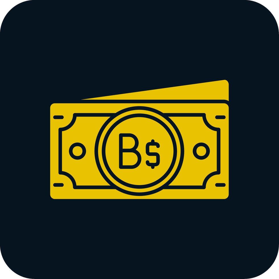 Brunei Glyph Two Color Icon vector