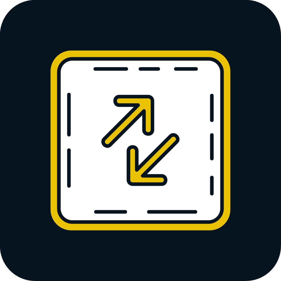 Swap Glyph Two Color Icon vector