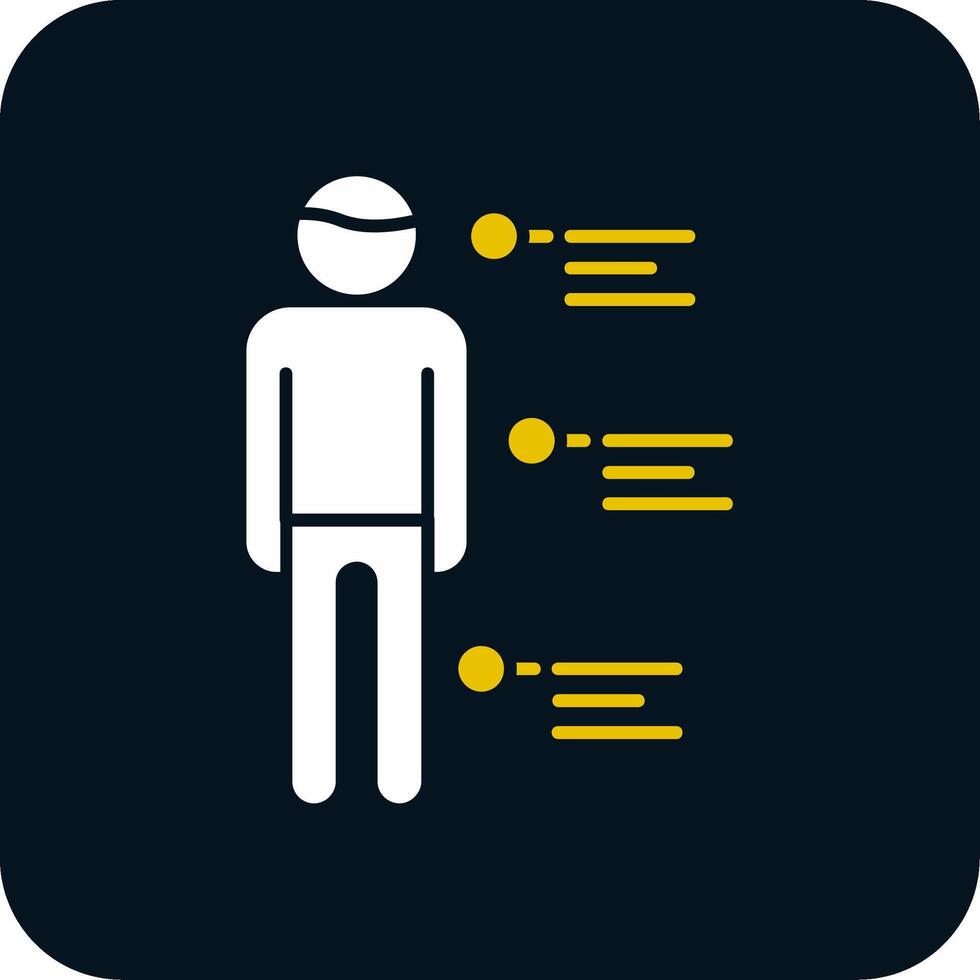 Person Glyph Two Color Icon vector