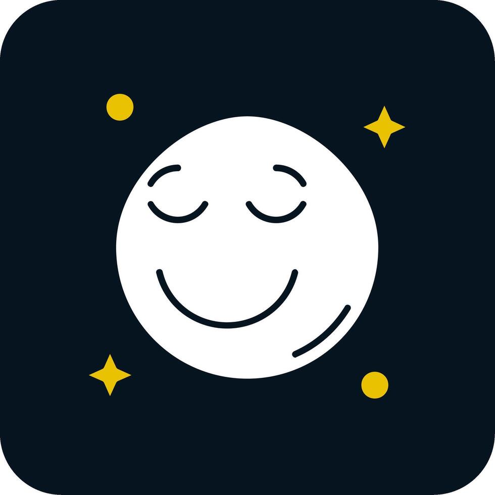 Relieved Glyph Two Color Icon vector