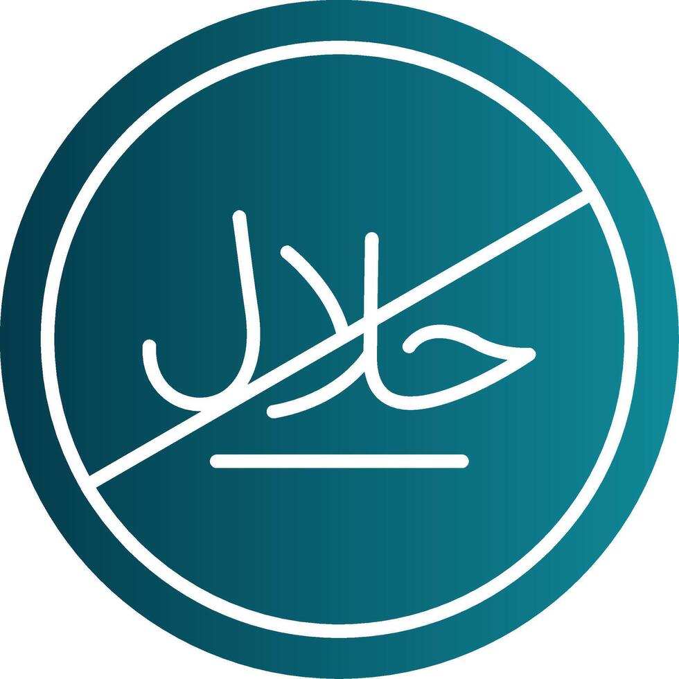 No Glyph Gradient Round Corner Icon vector