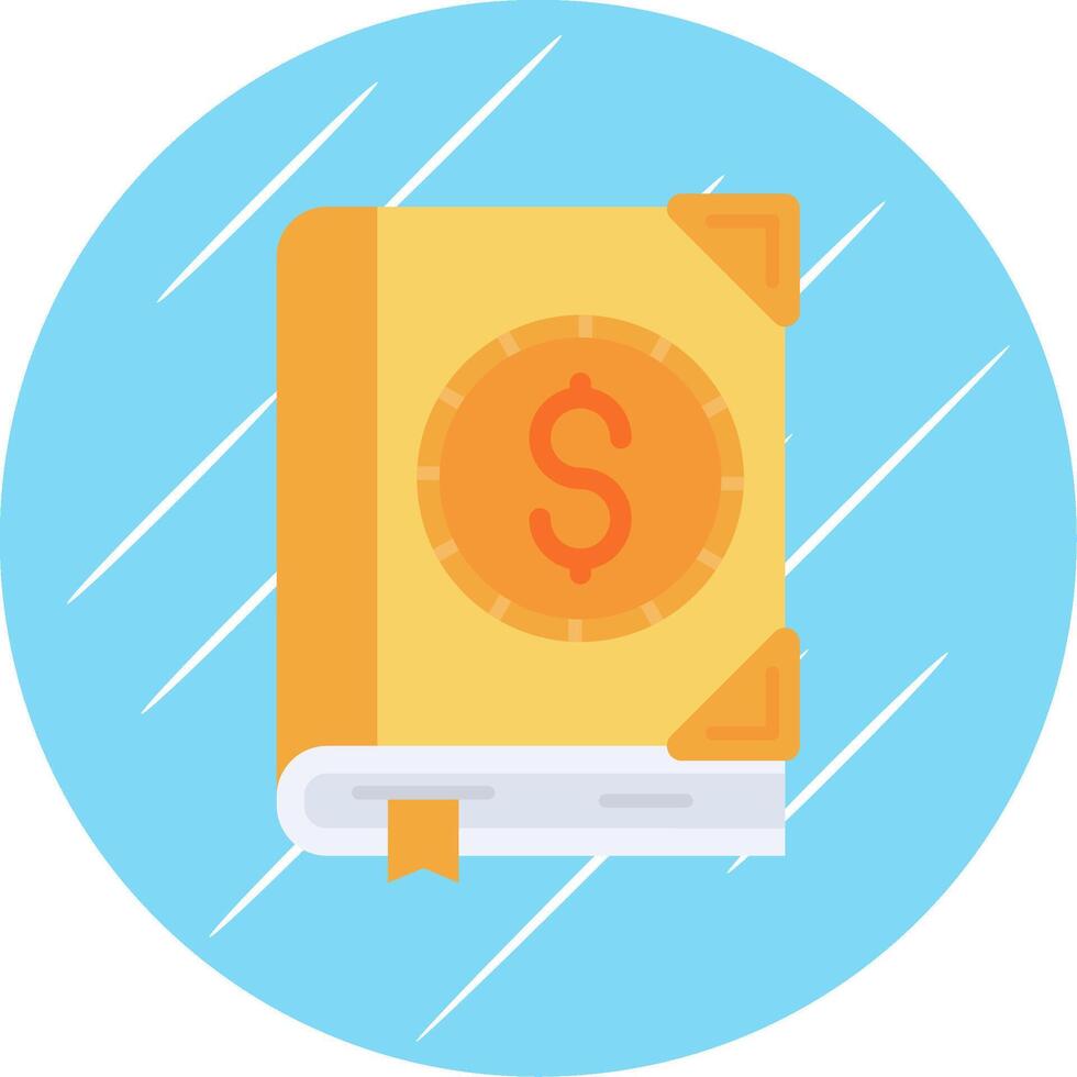 Currency Flat Blue Circle Icon vector