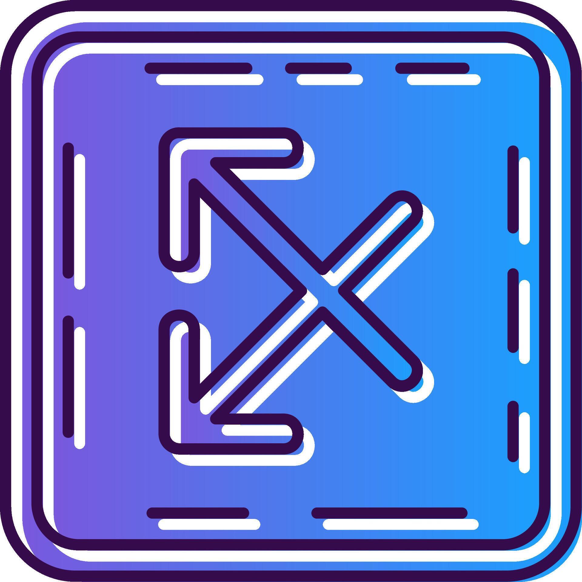Intersect Gradient Filled Icon 41691088 Vector Art at Vecteezy