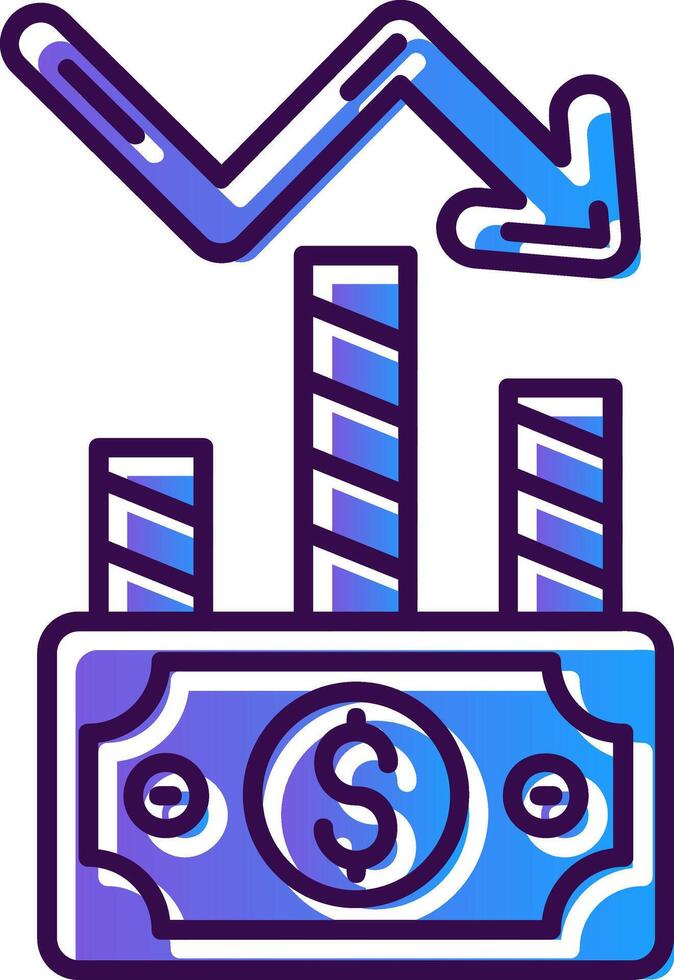 Stock Gradient Filled Icon vector