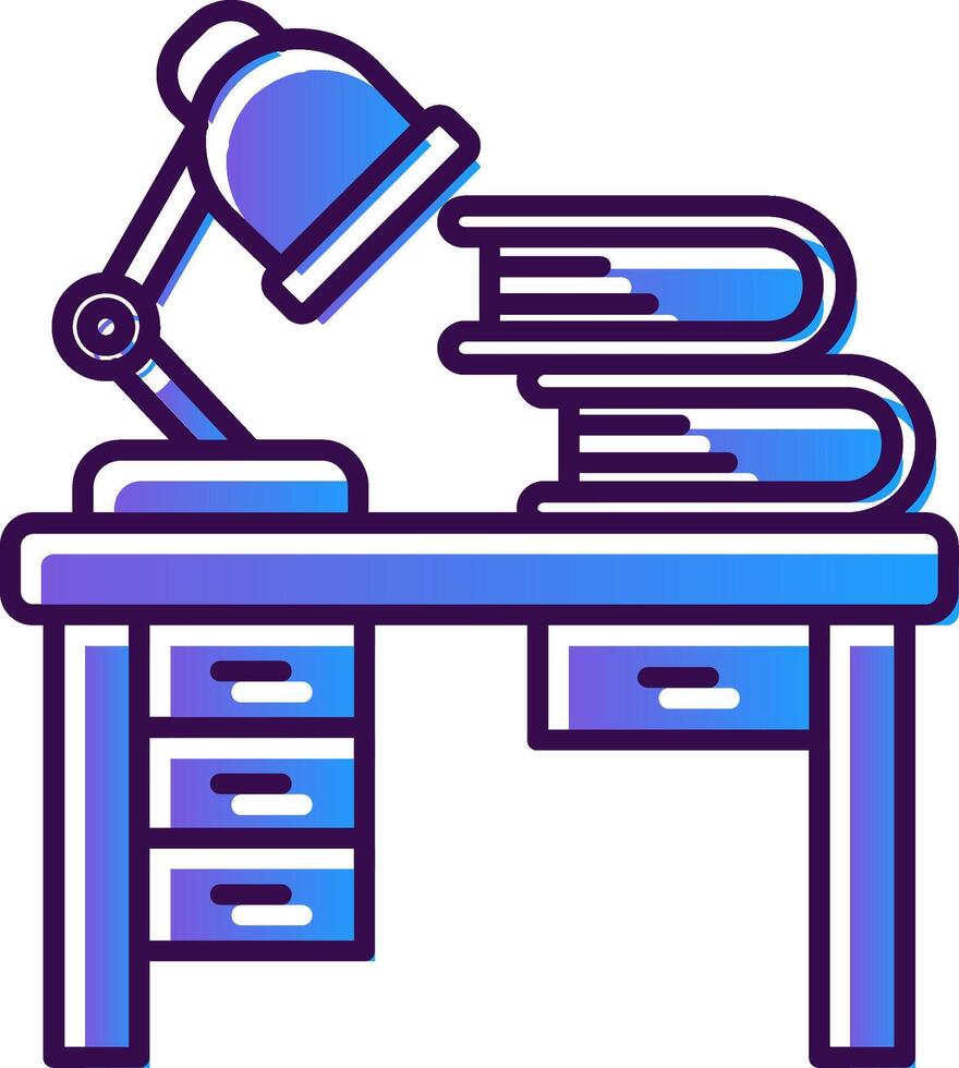 Workspace Gradient Filled Icon vector