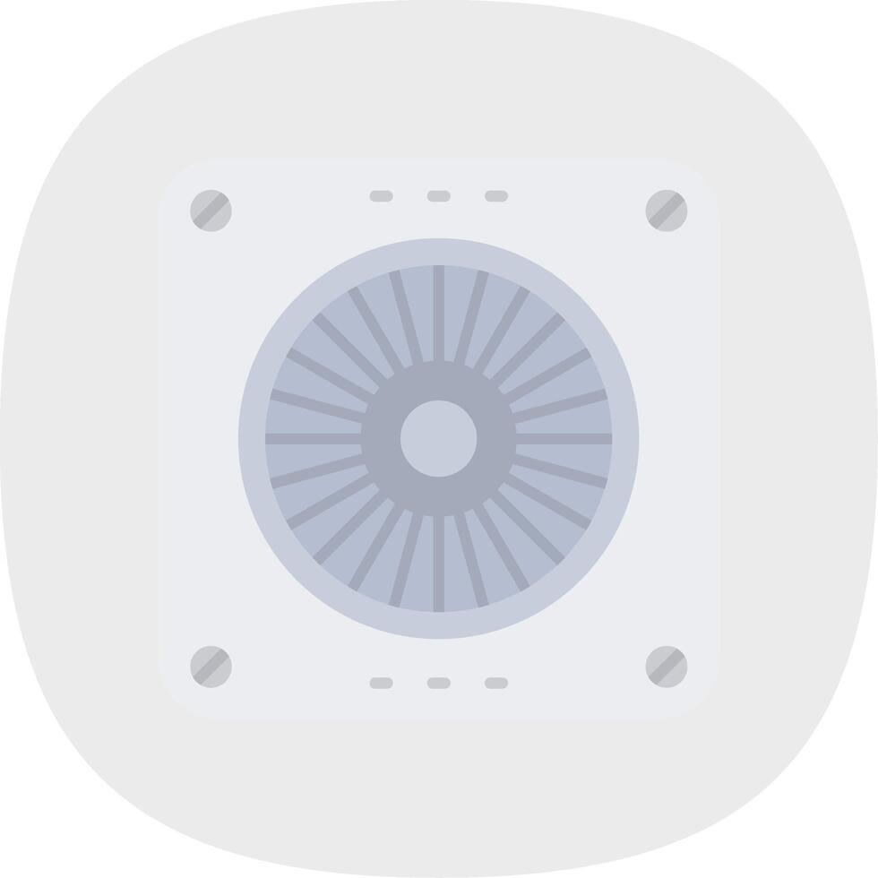 Extractor Flat Curve Icon vector