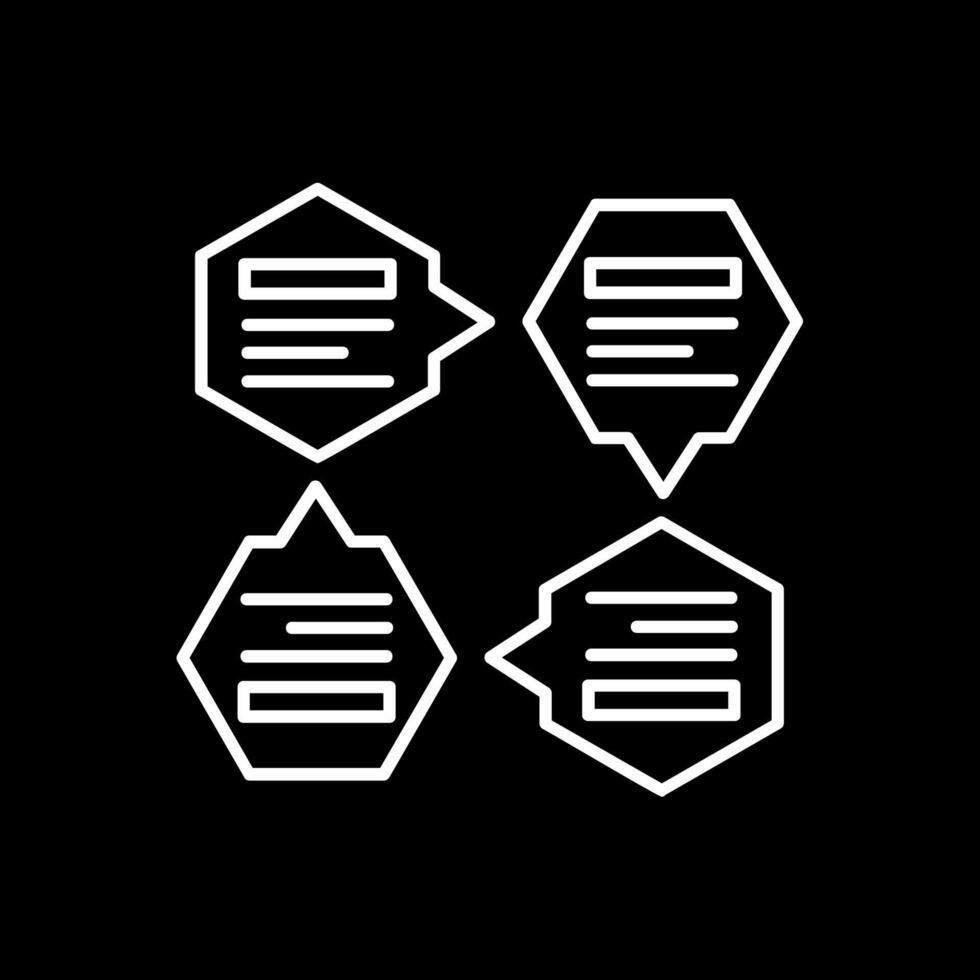 Infographic Line Inverted Icon vector
