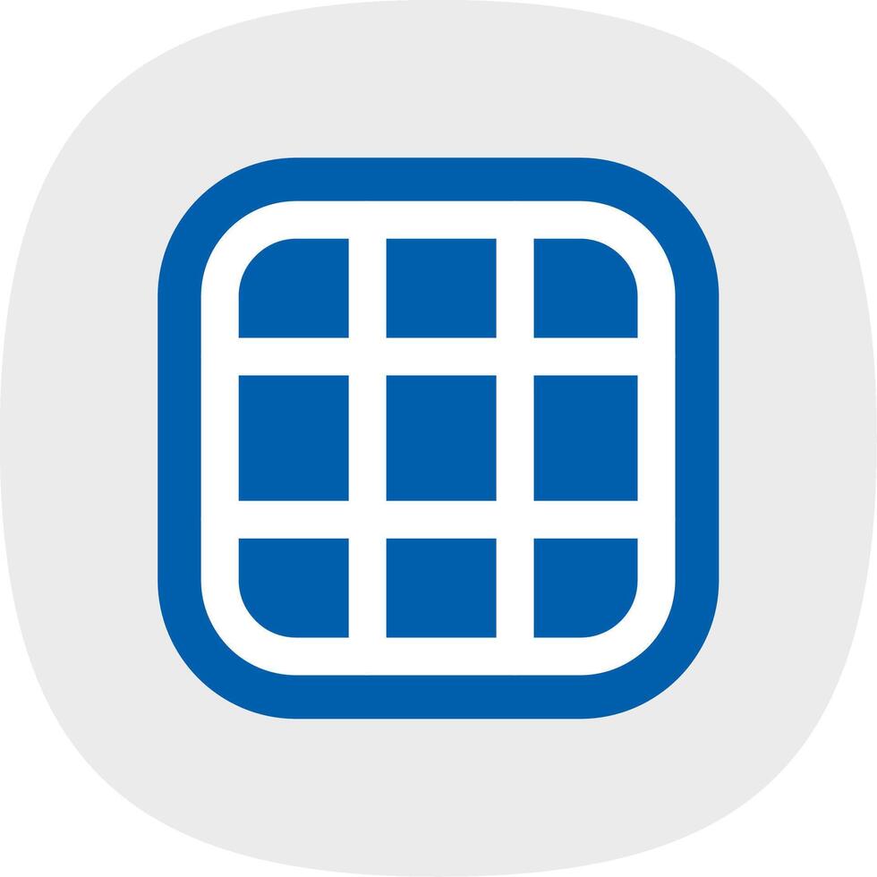Layout Flat Curve Icon vector