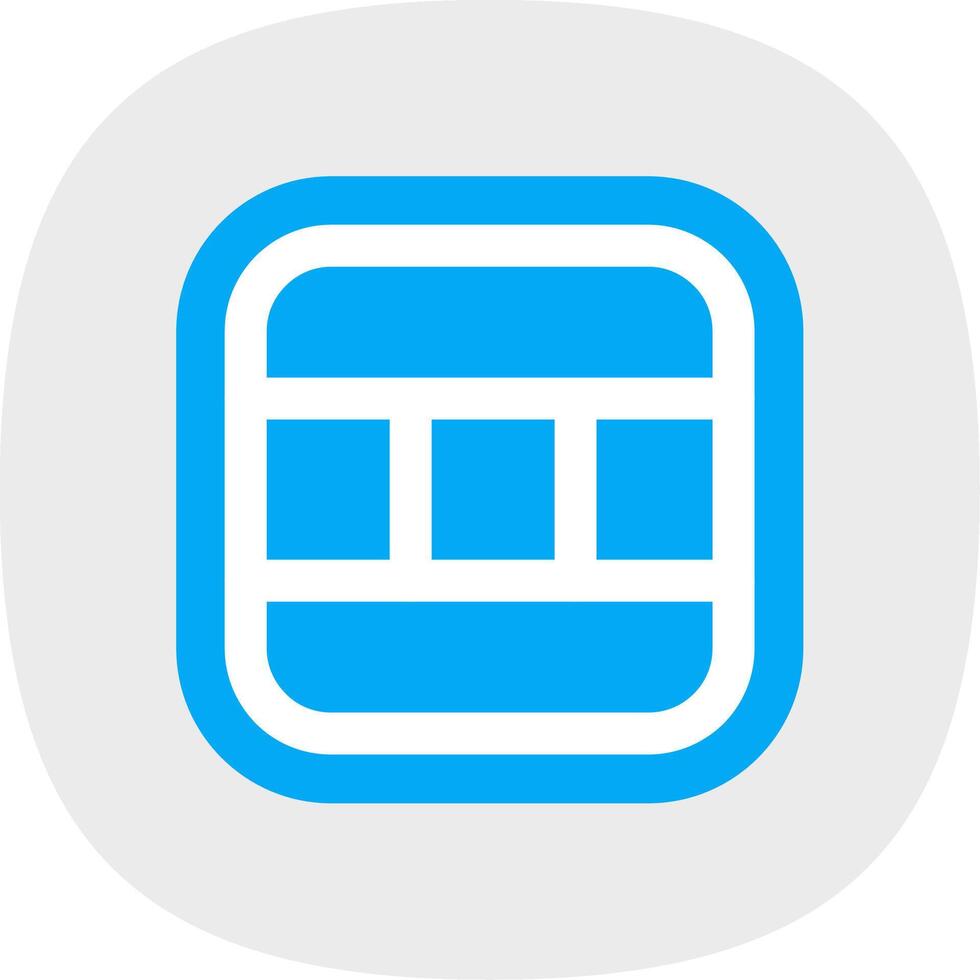 Layout Flat Curve Icon vector