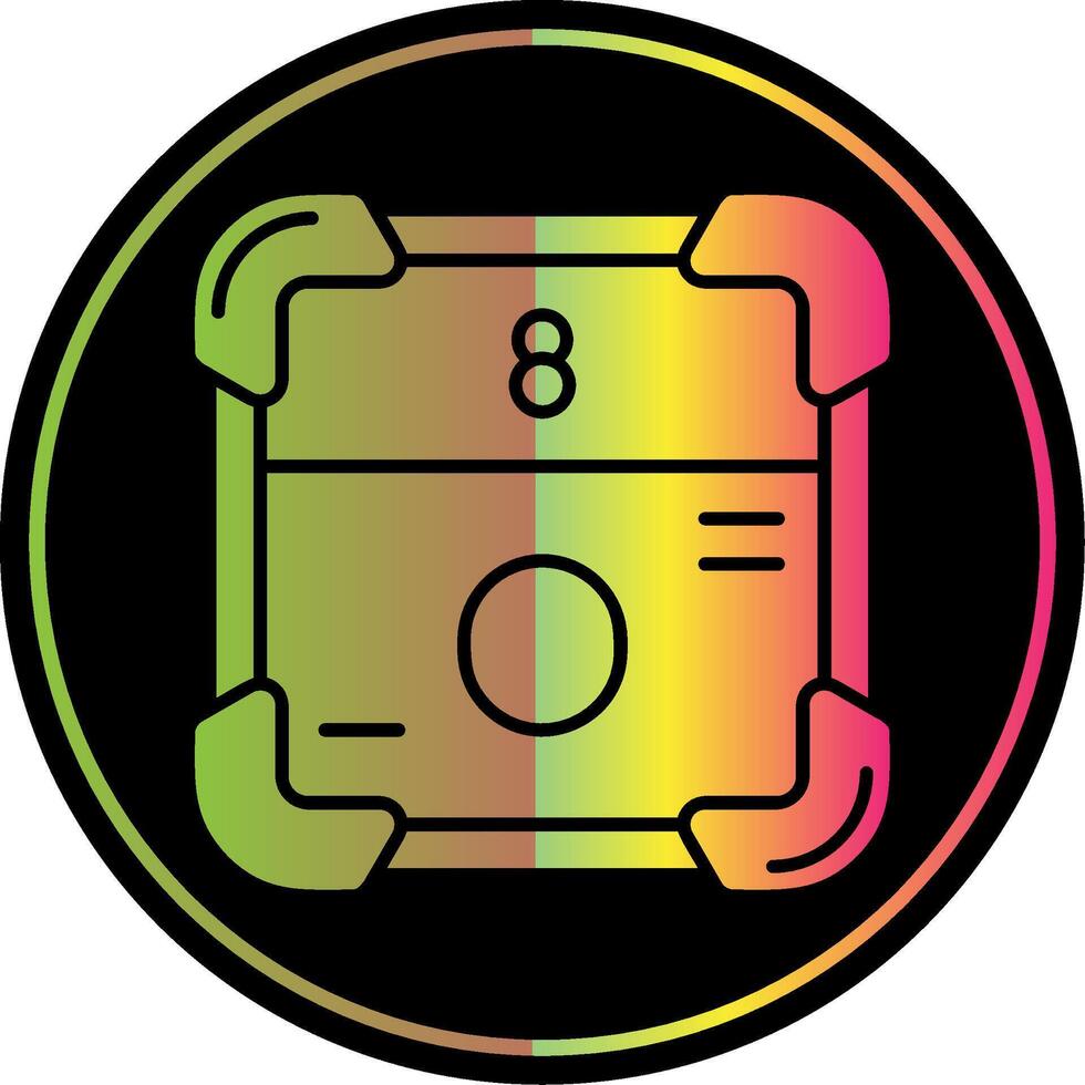 Oxygen Glyph Due Color Icon vector