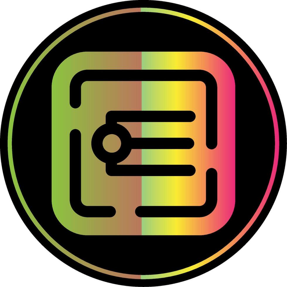 Endpoint Glyph Due Color Icon vector
