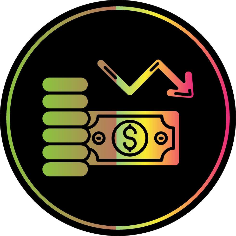 Salery Glyph Due Color Icon vector