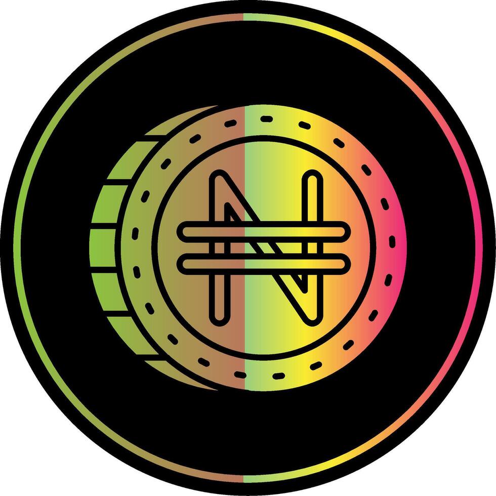 Namecoin Glyph Due Color Icon vector