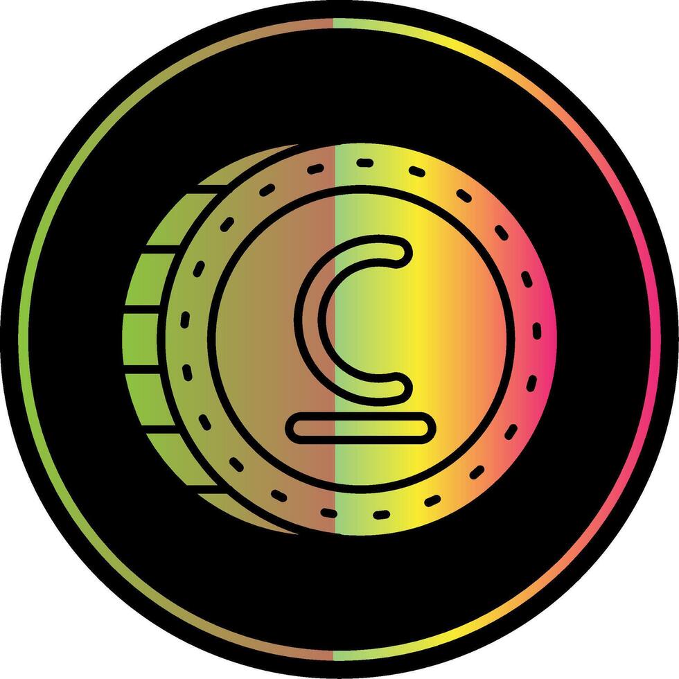 Som Glyph Due Color Icon vector