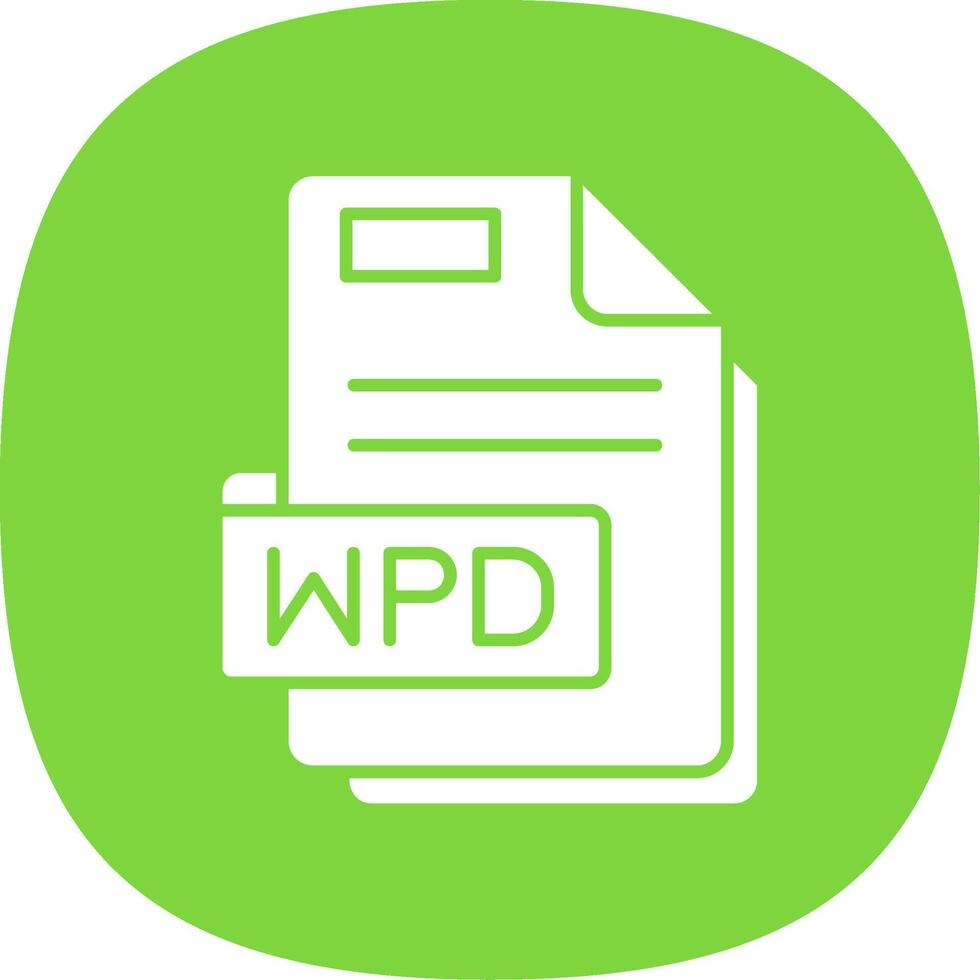 wpd glifo curva icono vector