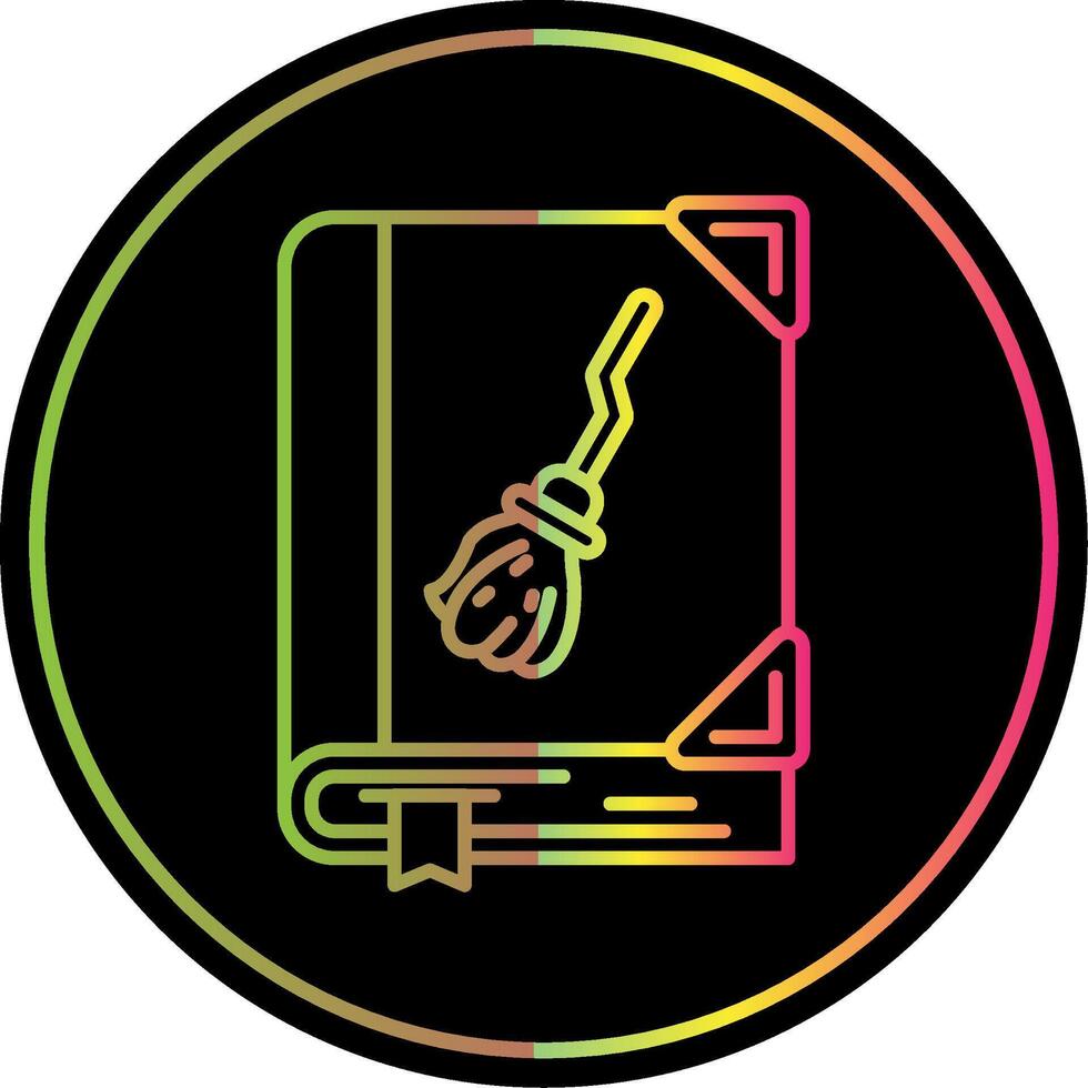 Story Line Gradient Due Color Icon vector