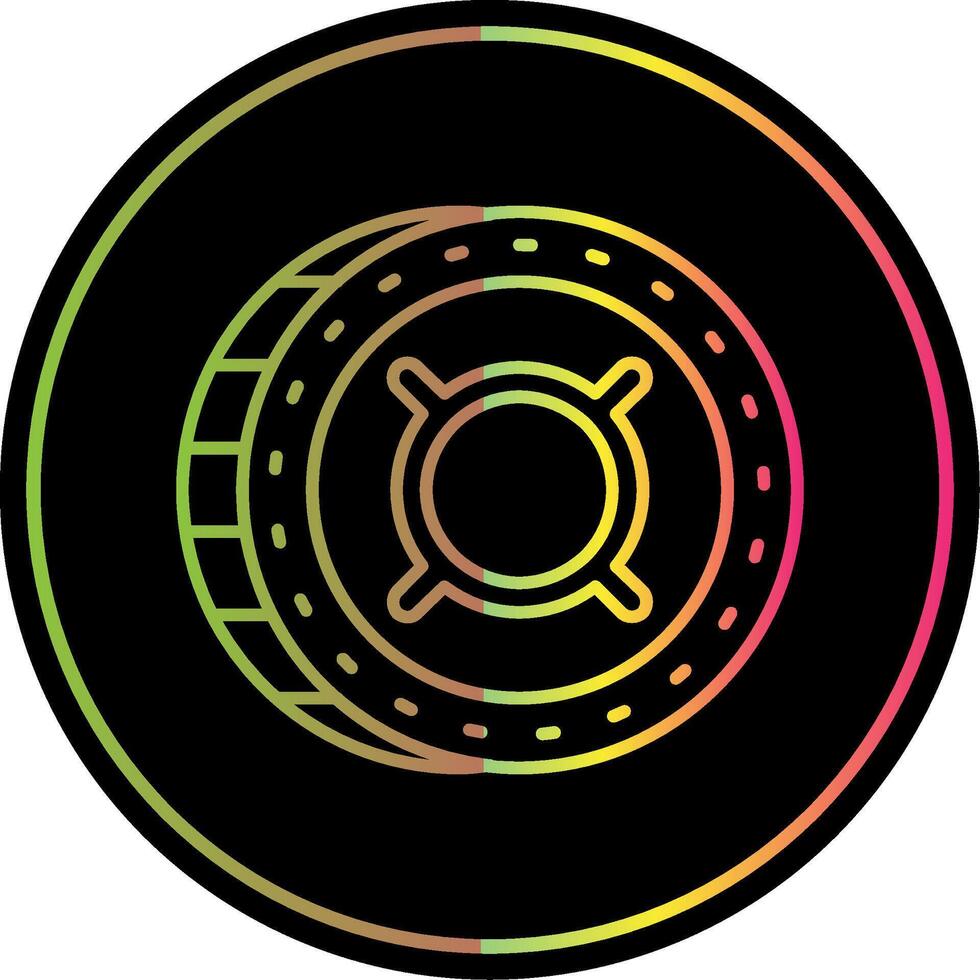 Generic Line Gradient Due Color Icon vector