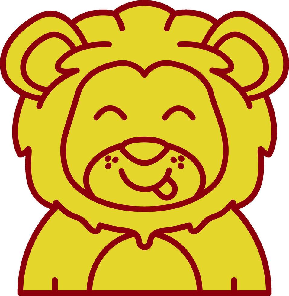 Tongue Vintage Icon vector