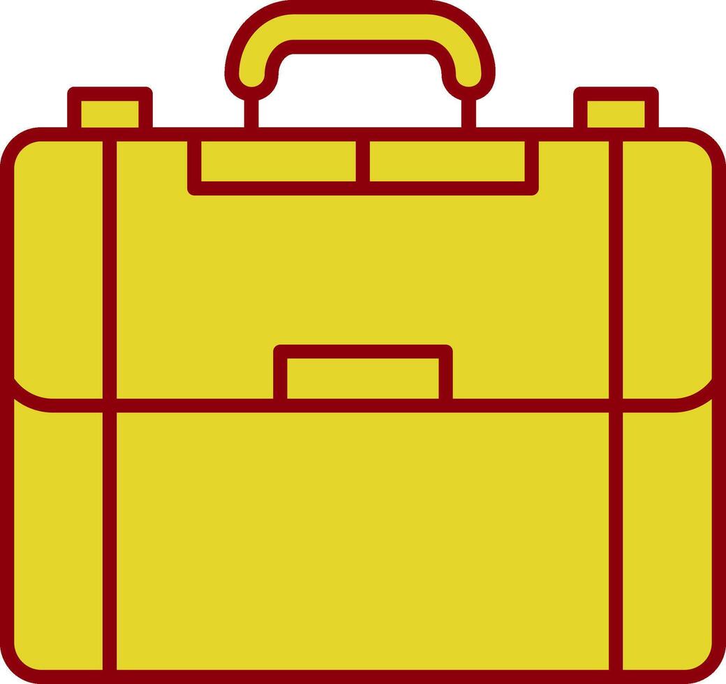 Briefcase Vintage Icon vector