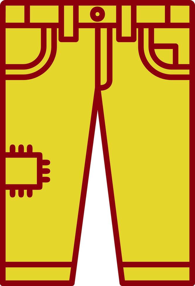 pantalones Clásico icono vector