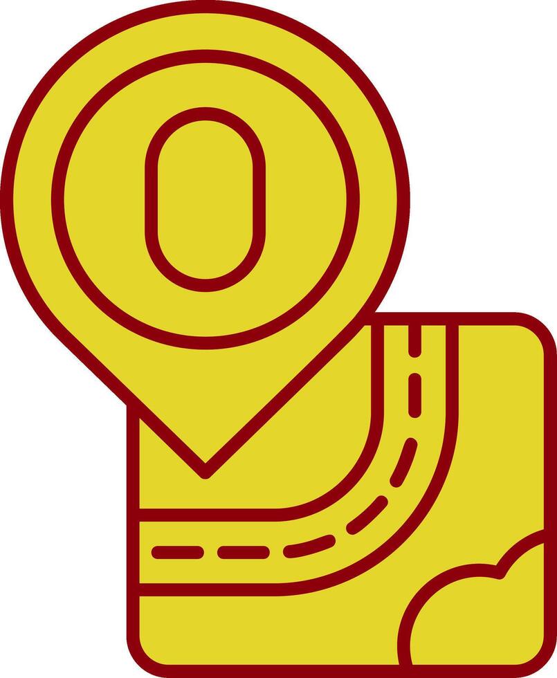 Zero Vintage Icon vector