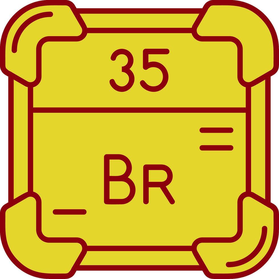 bromo Clásico icono vector